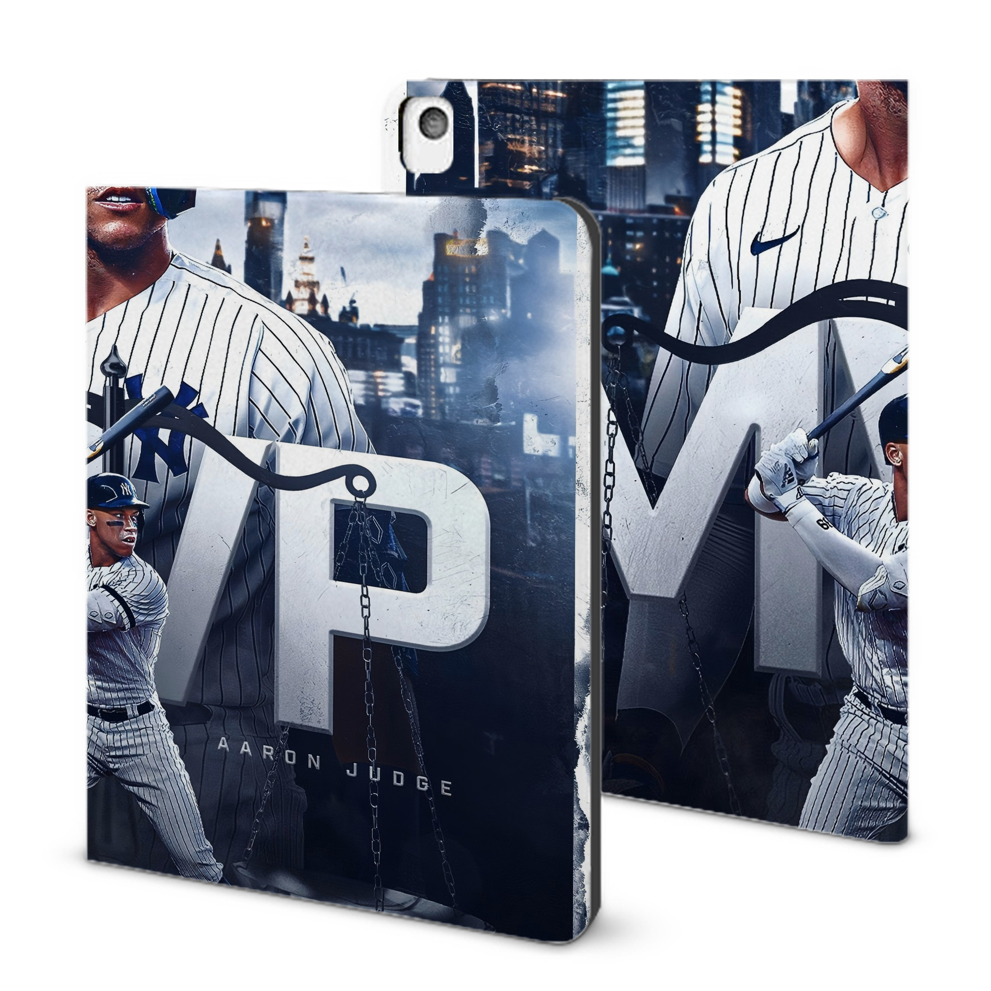 Aaron Judge MVP IPad Book-Style Case With Pencil Slot – Slim PU & TPU Cover – Full Protection, Precise Fit, Water & Scratch Resistant